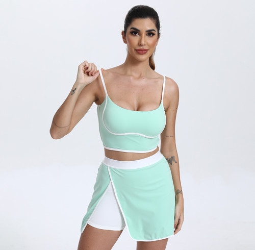 Fabricante de saias de tênis 2 em 1 personalizadas | Fornecedores de shorts de golfe, ioga e roupas esportivas