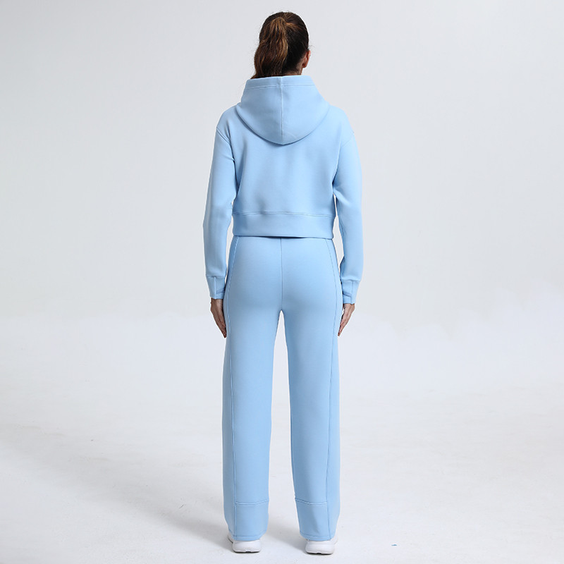 Customized Womens Fleece 2 Piece tracksuit manufacturer