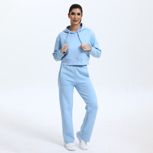 Customized Womens Fleece 2 Piece tracksuit Manufacturer | Custom Jogger Sweatpants Tracksuits Set