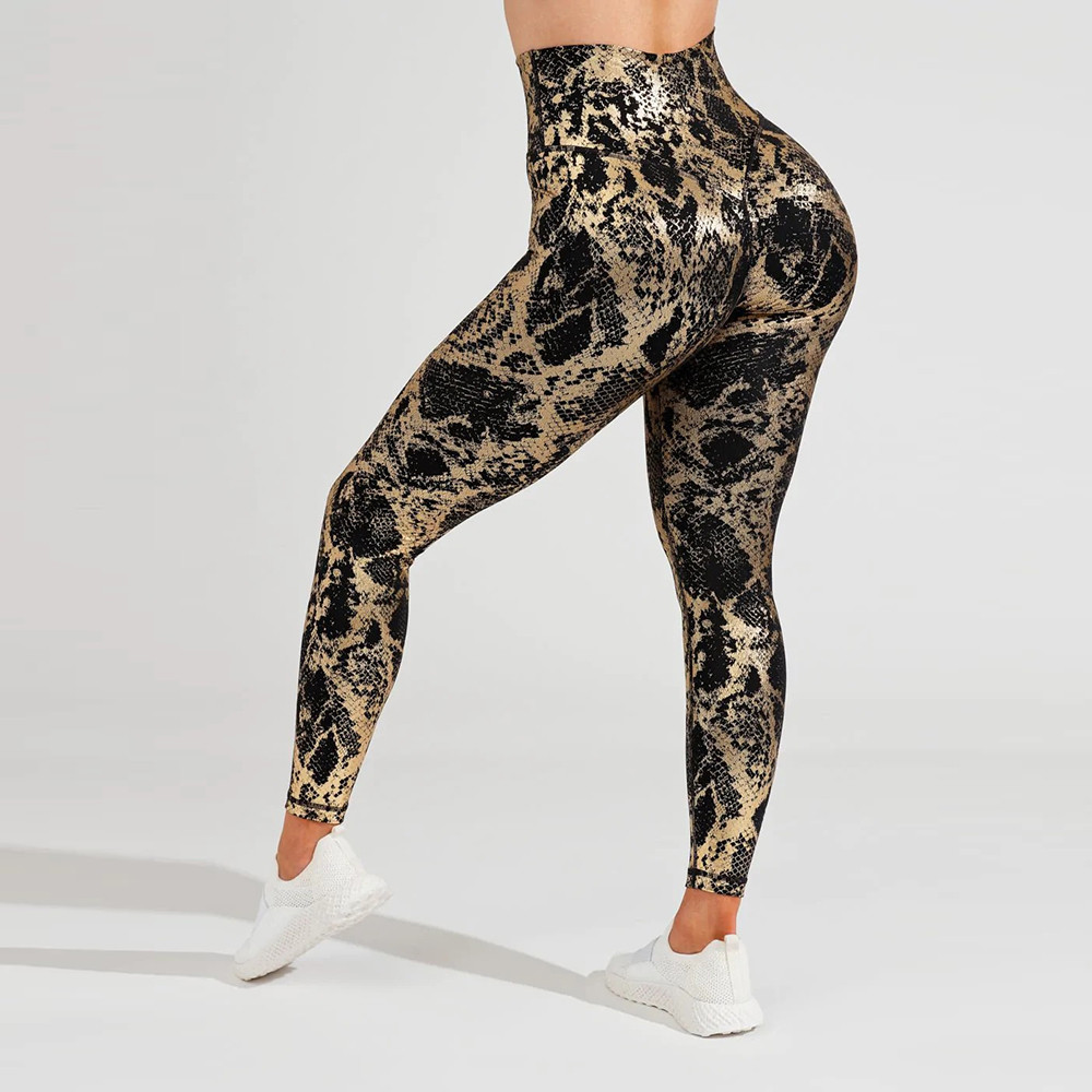 embossed High Waist Yoga Pants manufacturer