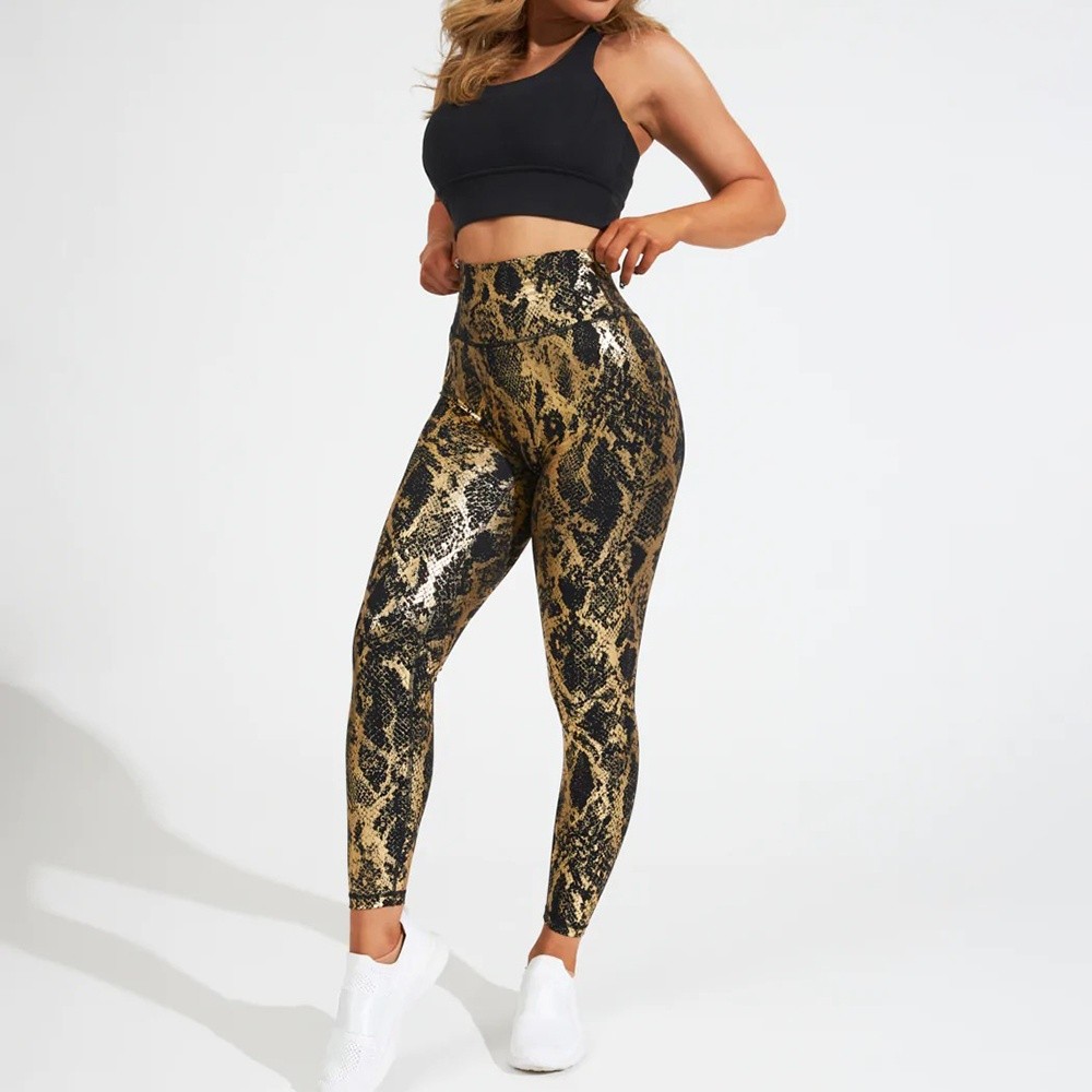 embossed High Waist Yoga Pants manufacturer