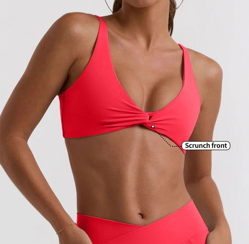 Fabricant de soutiens-gorge de sport rembourrés et froncés sur mesure | Fournisseur de soutiens-gorge de sport souples et respirants