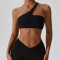 Custom One Shoulder Sports Bra Manufacturer  | Gym Fitness One Shoulder Sports Bra Tops supplier