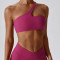 Custom One Shoulder Sports Bra Manufacturer  | Gym Fitness One Shoulder Sports Bra Tops supplier