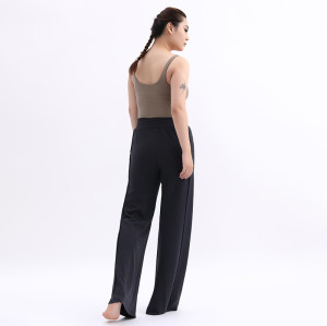 Custom Wide Leg Pants Yoga Flare Sweatpants Sets Manufacturer | Women Workout Clothing suppliers