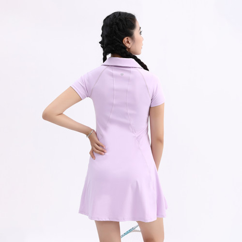 Custom Tennis Golf Dress with Shorts Pickleball Manufacturer | Women Sports Outfit Dress suppliers