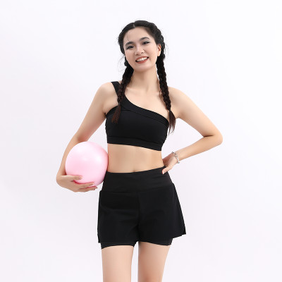 Custom one shoulder Women Sports Bra Manufacturer | Summer Active Sportswear Set suppliers