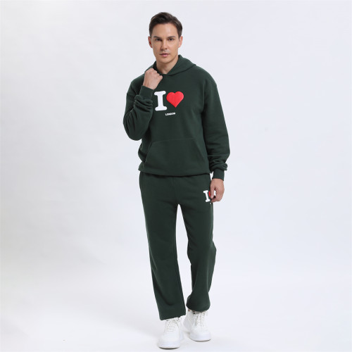 Custom 3D Foaming Hoodie Jogging Men Tracksuit manufacturer | Puff Printed Hoodies Sets suppliers