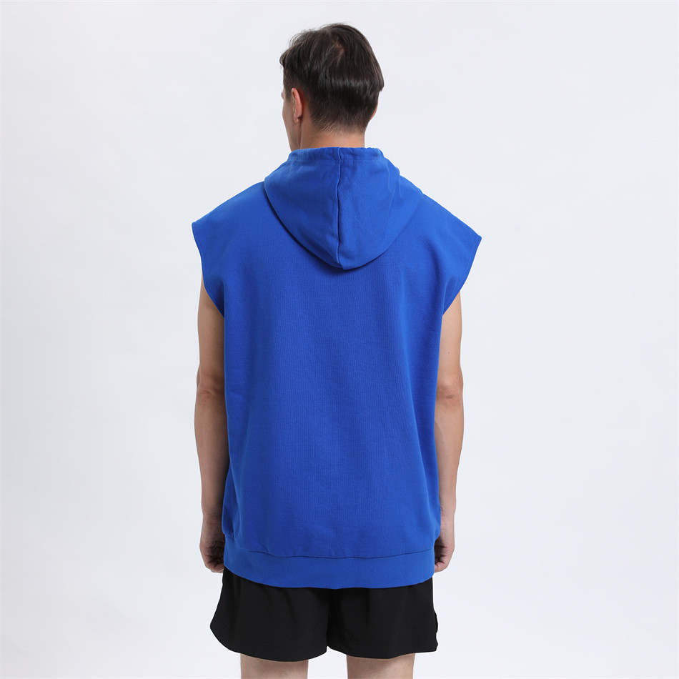 Embroidery Sleeveless Hoodie manufacturer