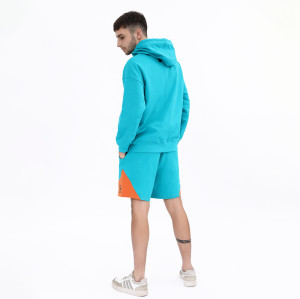 Silk-screen Printing Tracksuits printed Manufacturer | Custom Sweat Shorts and Hoodie Set Supplier