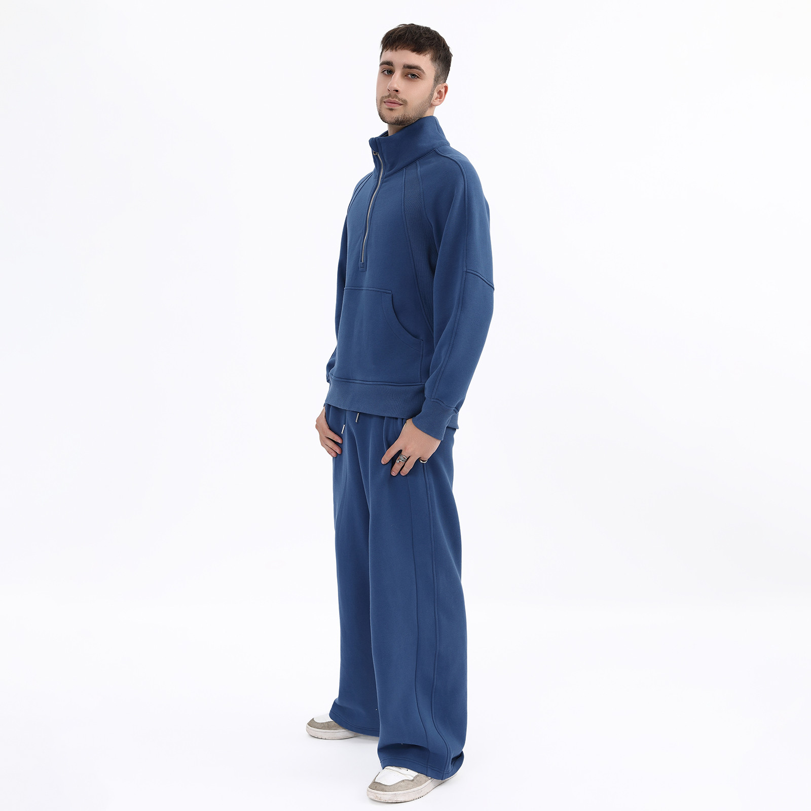 Half Zip Hoodie Set Tracksuit Manufacturer