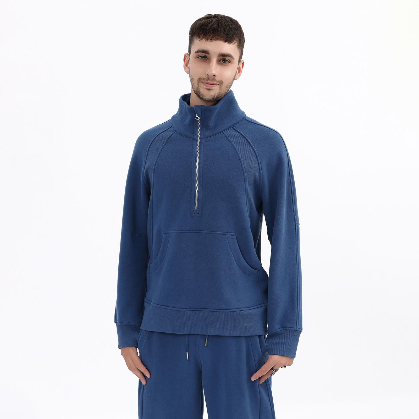 Half Zip Hoodie Set Tracksuit Manufacturer