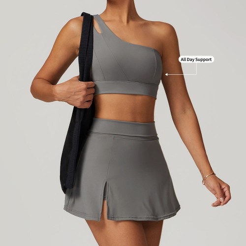 Quick Dry Nylon Short Skirt Manufacturer | Fitness Workout Tennis Skirt Set For Women suppliers