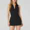 Polyester Spandex V Neck Tennis Dress Manufacturer | High Impact Tennis Dress suppliers