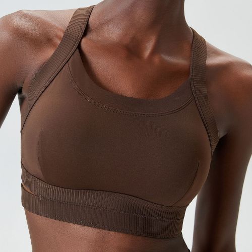 Active Workout Hollow Out Yoga Bra Top supplier | Custom Logo Yoga Fitness Sports Bra Vendor