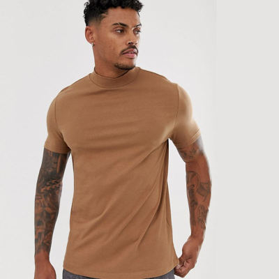 Custom Tight Crewneck T Shirts Manufacturers | Custom Men Solid Color Cotton T-Shirts supplier