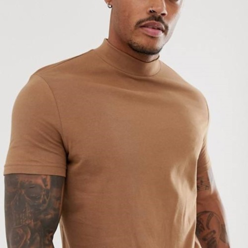 Custom Tight Crewneck T Shirts Manufacturers | Custom Men Solid Color Cotton T-Shirts supplier