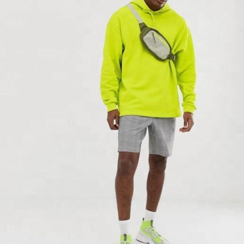 Neon hoodie With Zipper Hoodies manufacturer |