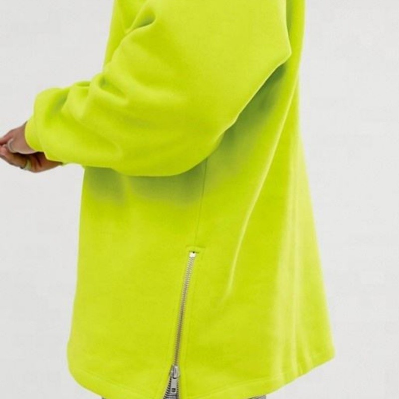 Neon hoodie With Zipper Hoodies manufacturer |