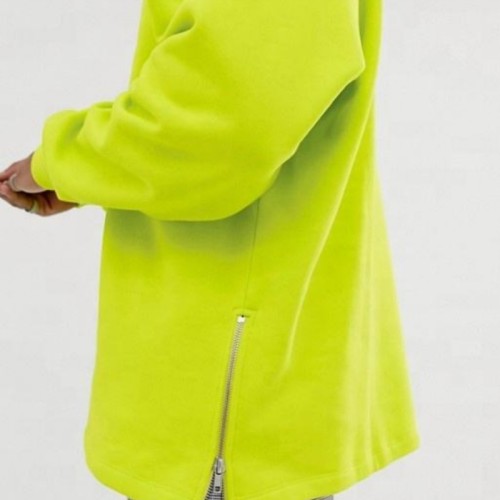 Custom Neon hoodie With Zipper Hoodies manufacturer | High Quality Plain Oversized hoodies