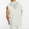 Custom Sleeveless Puff Printing hoodie manufacturer | warm 100% Cotton Pullover hoodie manufacturer