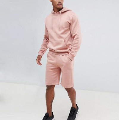 Sports Tracksuit Short Set Manufacturer |  Custom Logo Plain Men Tracksuit Sweatsuit Supplier