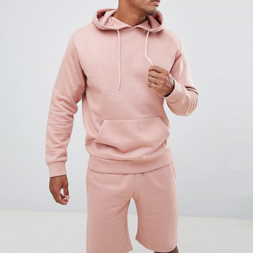 Sports Tracksuit Short Set Manufacturer |  Custom Logo Plain Men Tracksuit Sweatsuit Supplier