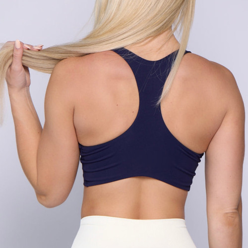 Fitness Racer Back Yoga Bra supplier | Custom High Support Cute Training Sports Bra Vendor