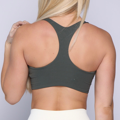 Shockproof Gym Sports Bra supplier | Custom Solid High Impact Sports Bra Vendor