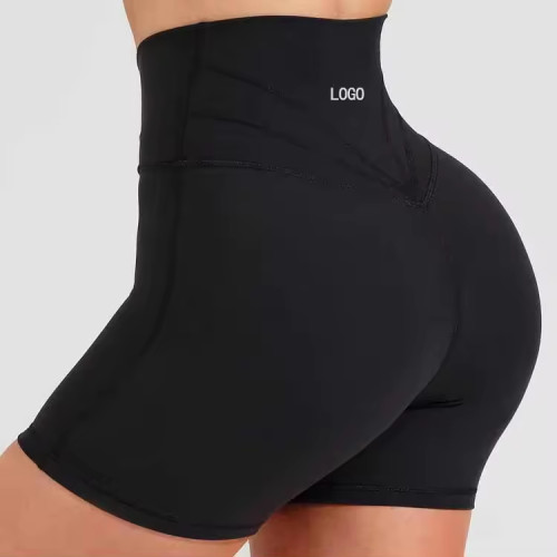 Custom V Shape Sports Shorts Manufacturer | Women Outdoor Hip Lift Scrunch Butt Shorts Supplier