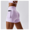 Custom High Waist Butt Lifting Shorts Manufacturer | Women Women Elastic Yoga Shorts Supplier