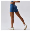 Custom High Waist Butt Lifting Shorts Manufacturer | Women Women Elastic Yoga Shorts Supplier