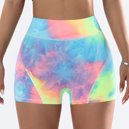 Custom Women Running Gym Digital Printed  Shorts Manufacturer | Fitness Yoga Shorts Shorts Supplier