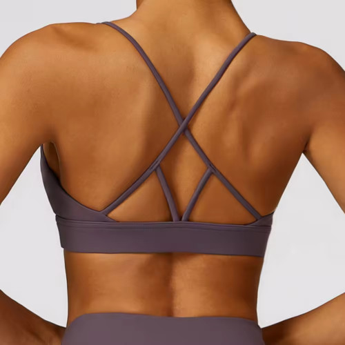 Athletic Running Shock Absorbing Sports Top supplier | Custom High Compression Fitness Bra Vendor