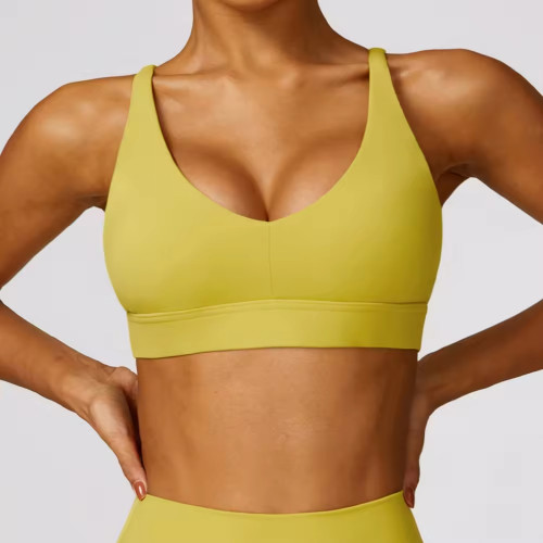 Athletic Running Shock Absorbing Sports Top supplier | Custom High Compression Fitness Bra Vendor