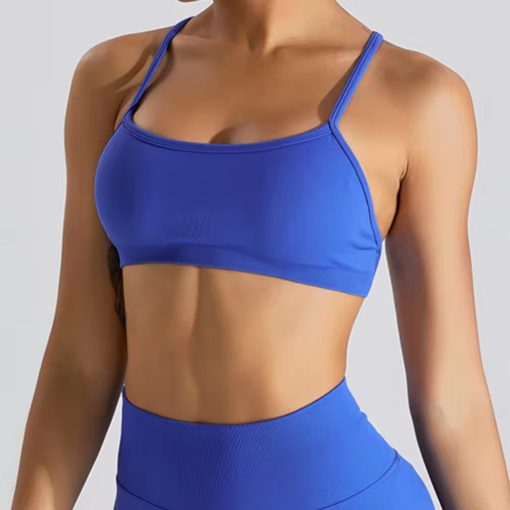 Crossover Back Sports Bra supplier 