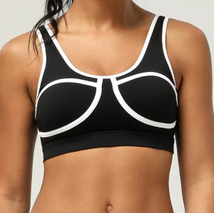 Sexy Yoga Fitness Color Blocked Sports Bra supplier | Custom Activities Open Back Sports Bra Vendor