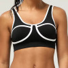 Sexy Yoga Fitness Color Blocked Sports Bra supplier | Custom Activities Open Back Sports Bra Vendor