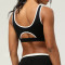 Sexy Yoga Fitness Color Blocked Sports Bra supplier | Custom Activities Open Back Sports Bra Vendor