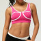 Sexy Yoga Fitness Color Blocked Sports Bra supplier | Custom Activities Open Back Sports Bra Vendor