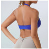 Sexy Women Halter Straps Sports Bra supplier | Custom Activities  Backless Sports Bra Vendor