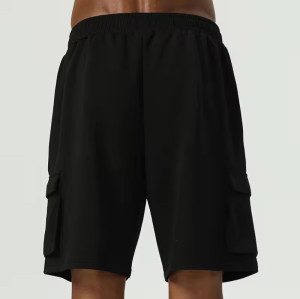 Breathable Sports Big Pocket Shorts Manufacturers丨Cotton Polyester Gym Shorts factory
