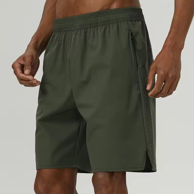 Breathable Army Green Sports Pocket Shorts Manufacturers丨 Exercise Half Shorts factory