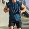 Custom Men Sleeveless Tank Top Manufacturers 丨 Plus Size Activewear Gym Tops Fitness Wear factory