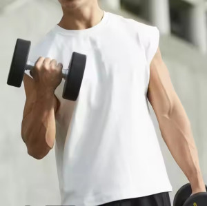 Custom Men Sleeveless Tank Top Manufacturers 丨 Plus Size Activewear Gym Tops Fitness Wear factory