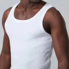 Custom Men Gym Ribbed Tank Top Manufacturers丨 Running Compression Athletic Stringer factory
