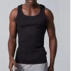Custom Men Gym Ribbed Tank Top Manufacturers丨 Running Compression Athletic Stringer factory