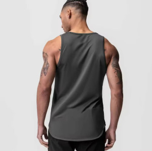 Custom Men's Cotton Tank Top Manufacturers丨 Gym Compression Athletic Stringer factory