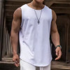 Custom Men's Cotton Sleeveless Tank Top Manufacturers丨 Gym Compression Blank Tank Top factory