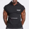 Custom Hooded Tank Top With Zipper Pocket Manufacturers丨 Quick Dry Blank Tank Top factory